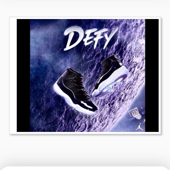 MICHAEL AIR JORDAN OLD SCHOOL BASKETBALL SHOES 8.5x11 GLOSSY WALL ART POSTER - Picture 1 of 5